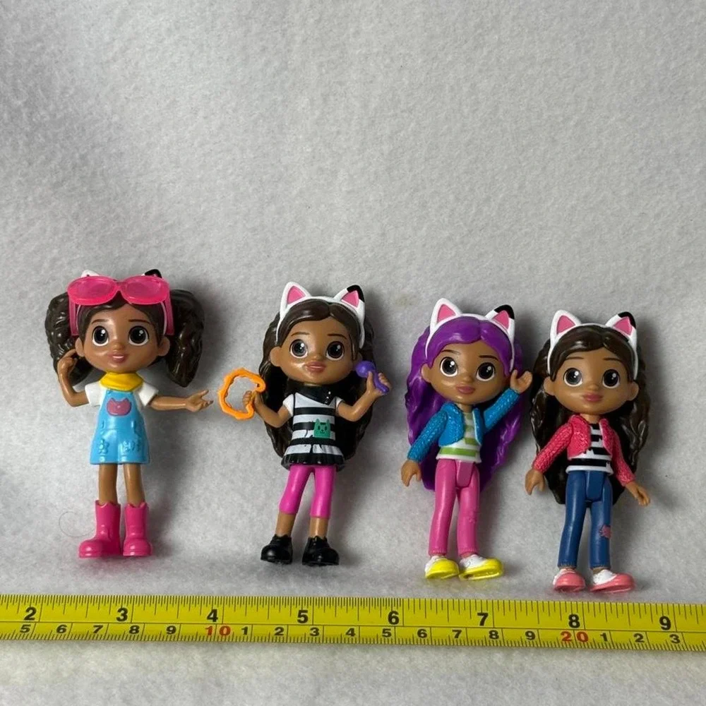 Gabby's Dollhouse Mini Figures Lot of 4 Replacement Dolls DreamWorks Toys
